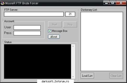 FTP Brute Forcer - zoondark - Hack